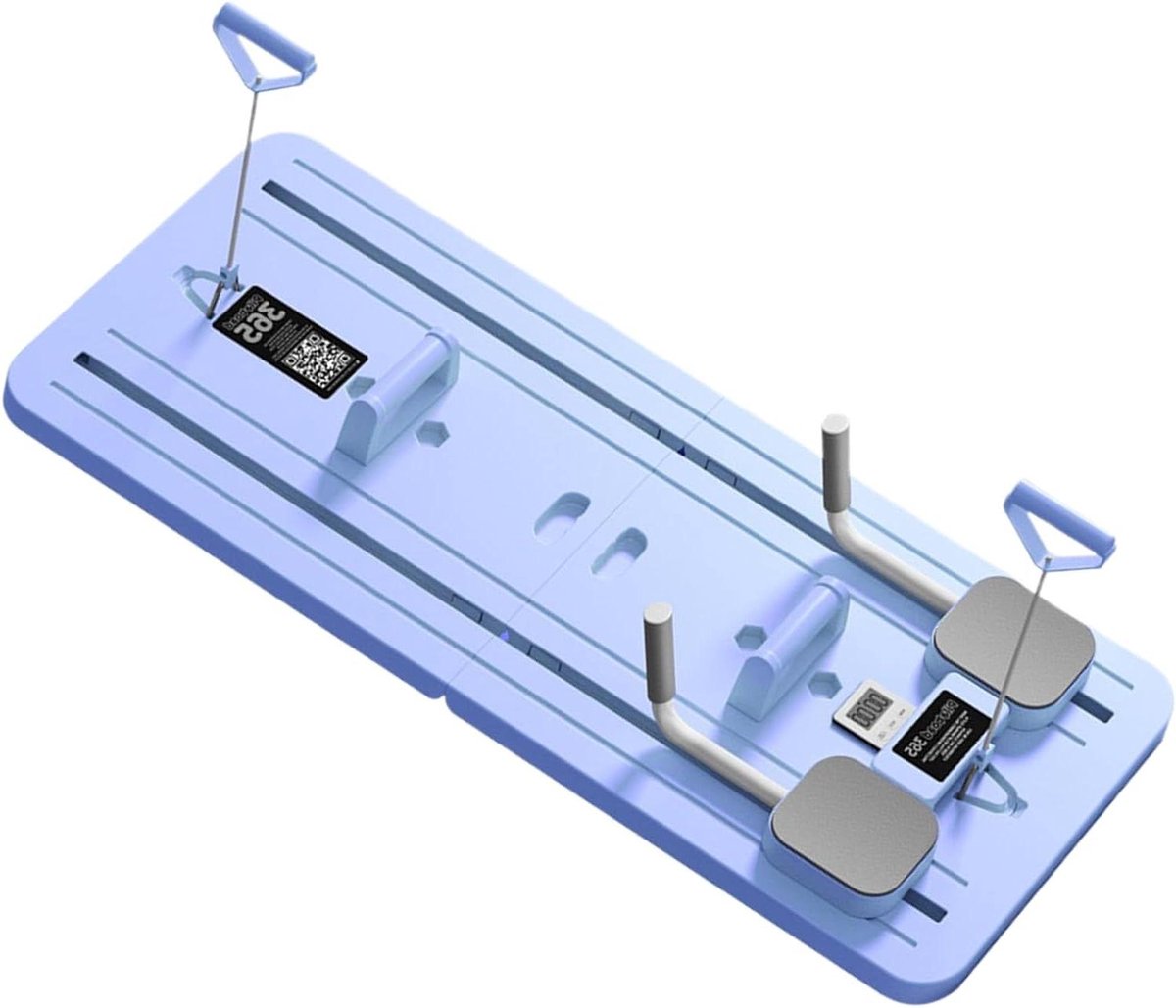 Pilates Bord - Core Trainer - Thuis Fitness - Multifunctioneel Trainingsapparaat - 106 x 41 cm - Meerkleurig