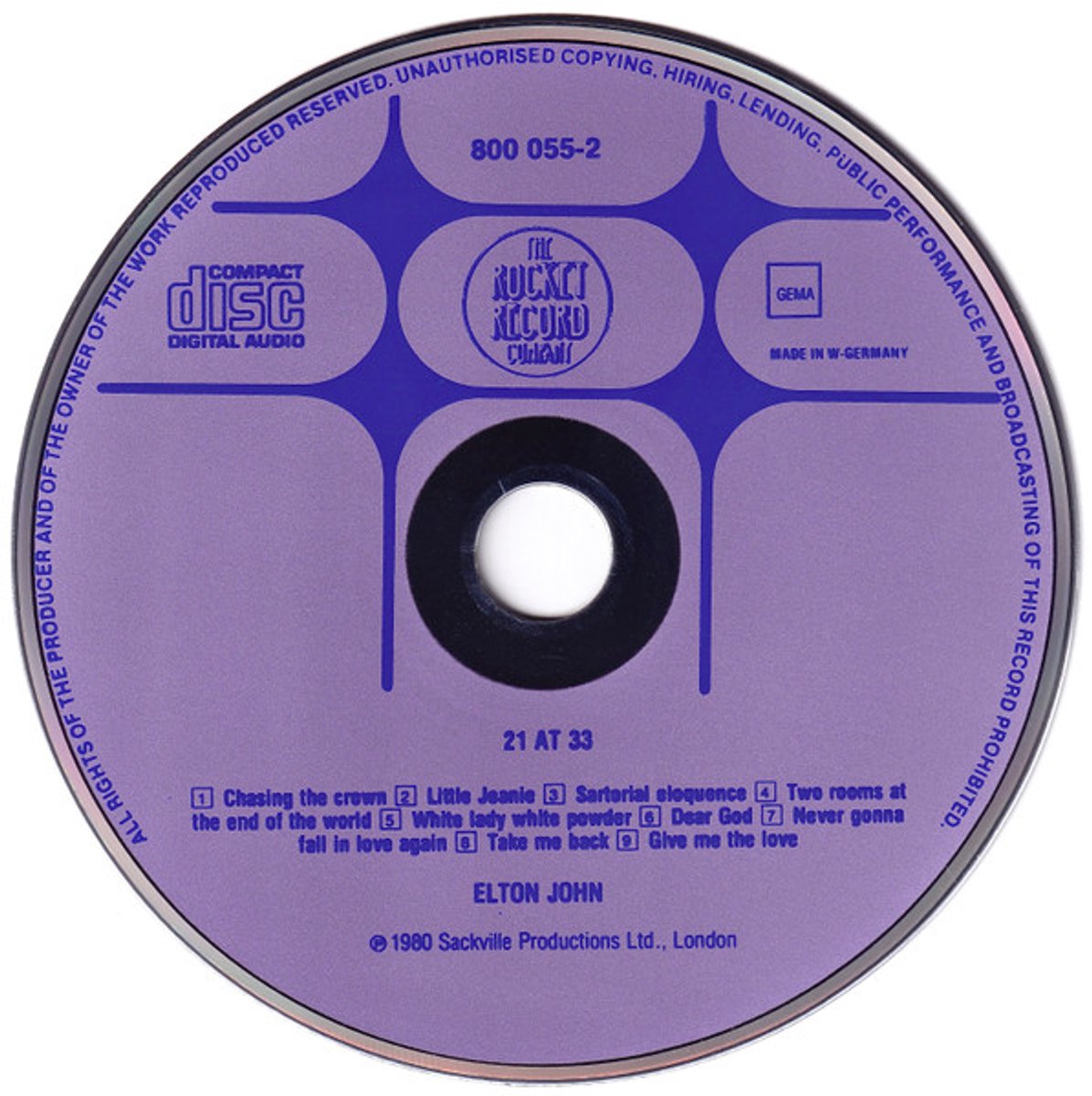 ELTON JOHN - 21 At 33 (CD)