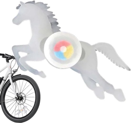 Fiets spaakverlichting - Wielverlichting - Nachtelijke ritten - Drie lichtmodi - 125x6cm - Kleurrijk — afbeelding 5