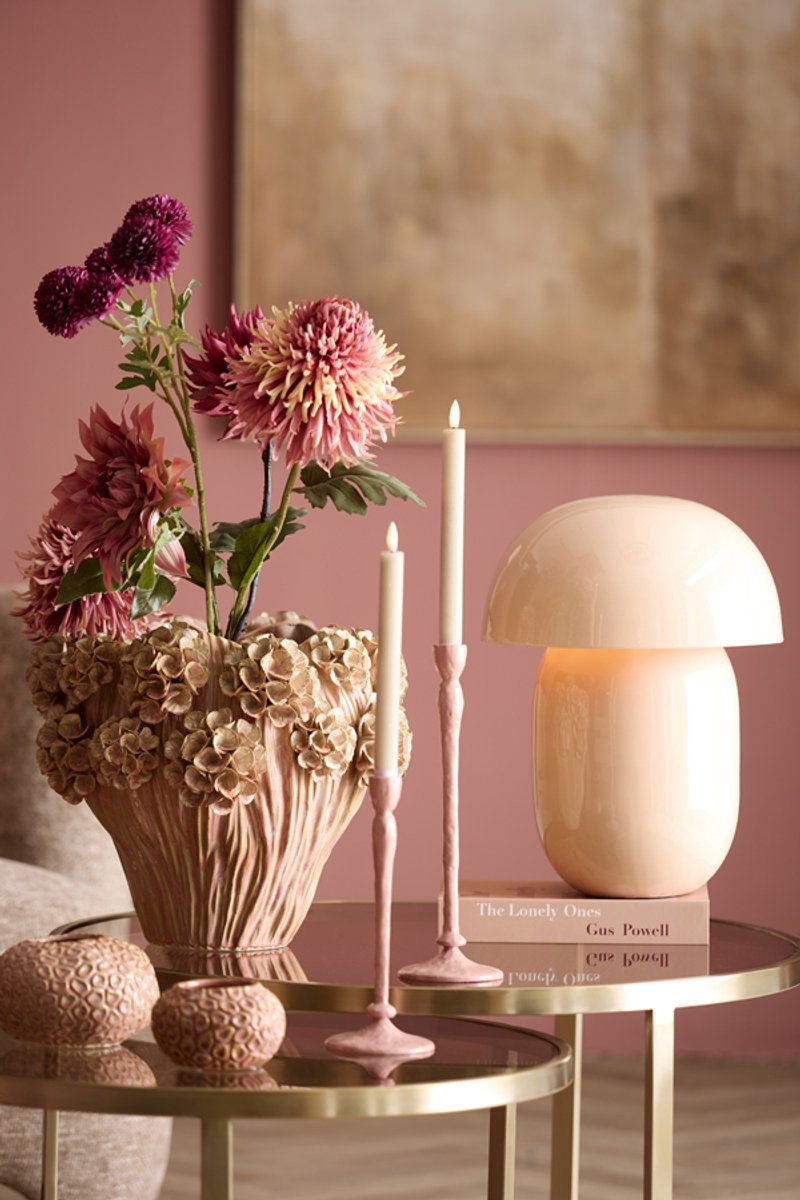 Light & Living Vaas LUSERNA - Roze - 38x38x32 cm
