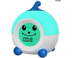 I·CODE Kinderwekker, lichtwekker voor kinderen, met automatische uitschakeling en wake-up light, slaaptrainer voor kinderen, jongens, meisjes, tieners