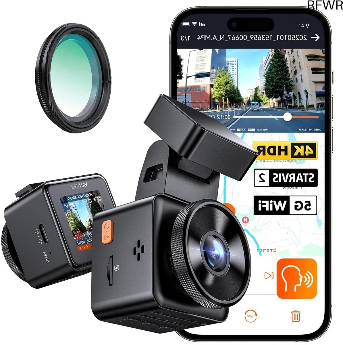 Mini Auto Camera - Rijcamera Recorder - Veilige Rit Registratie - 4K Beeldkwaliteit - 1.54 Inch Scherm - Zwart