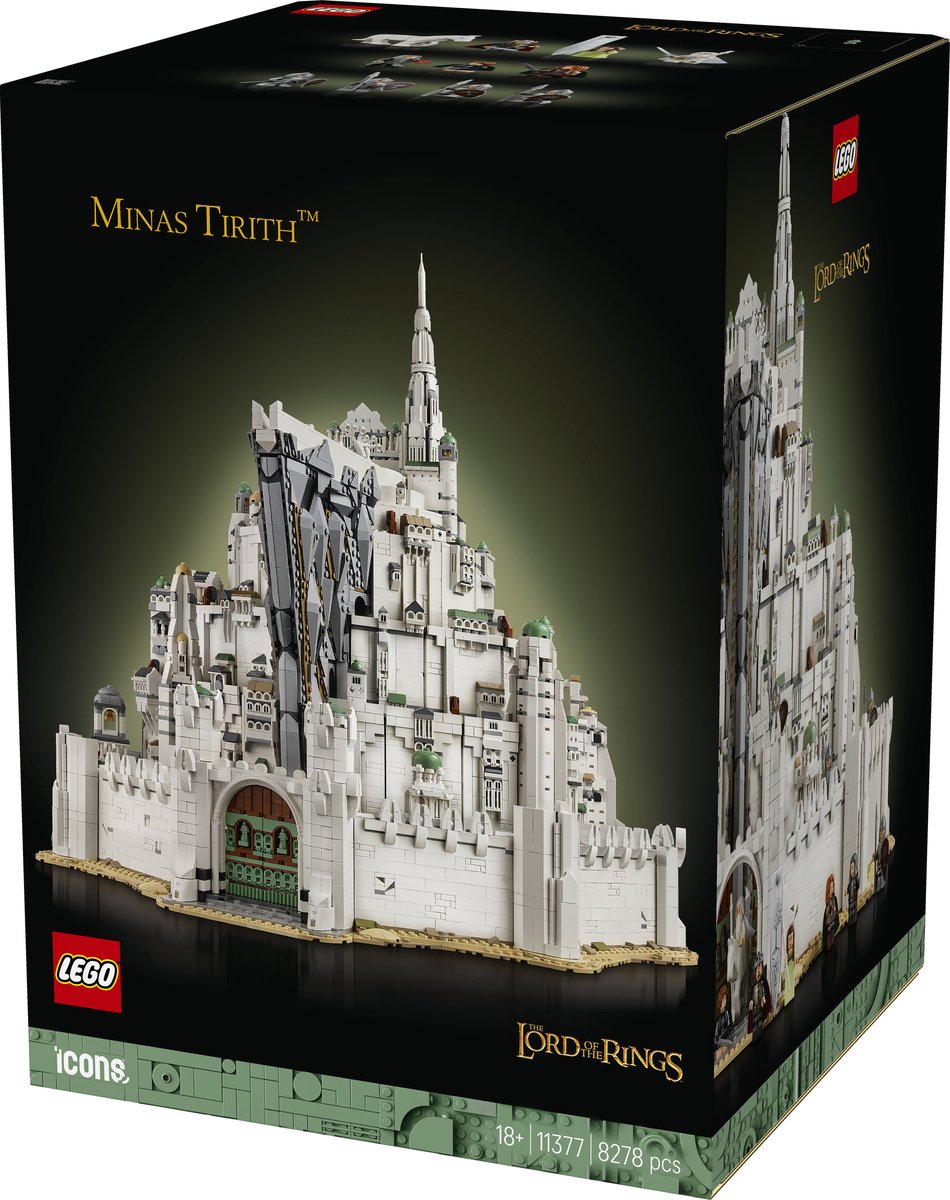 LEGO Icons The Lord of the Rings: Minas Tirith Bouwpakket voor Volwassenen - 11377 — afbeelding 21