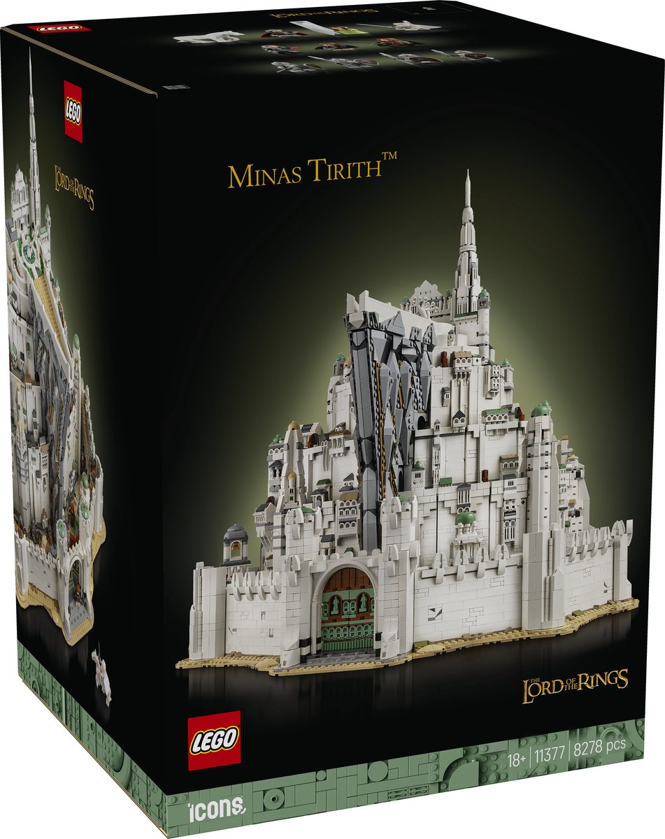 LEGO Icons The Lord of the Rings: Minas Tirith Bouwpakket voor Volwassenen - 11377 — afbeelding 10