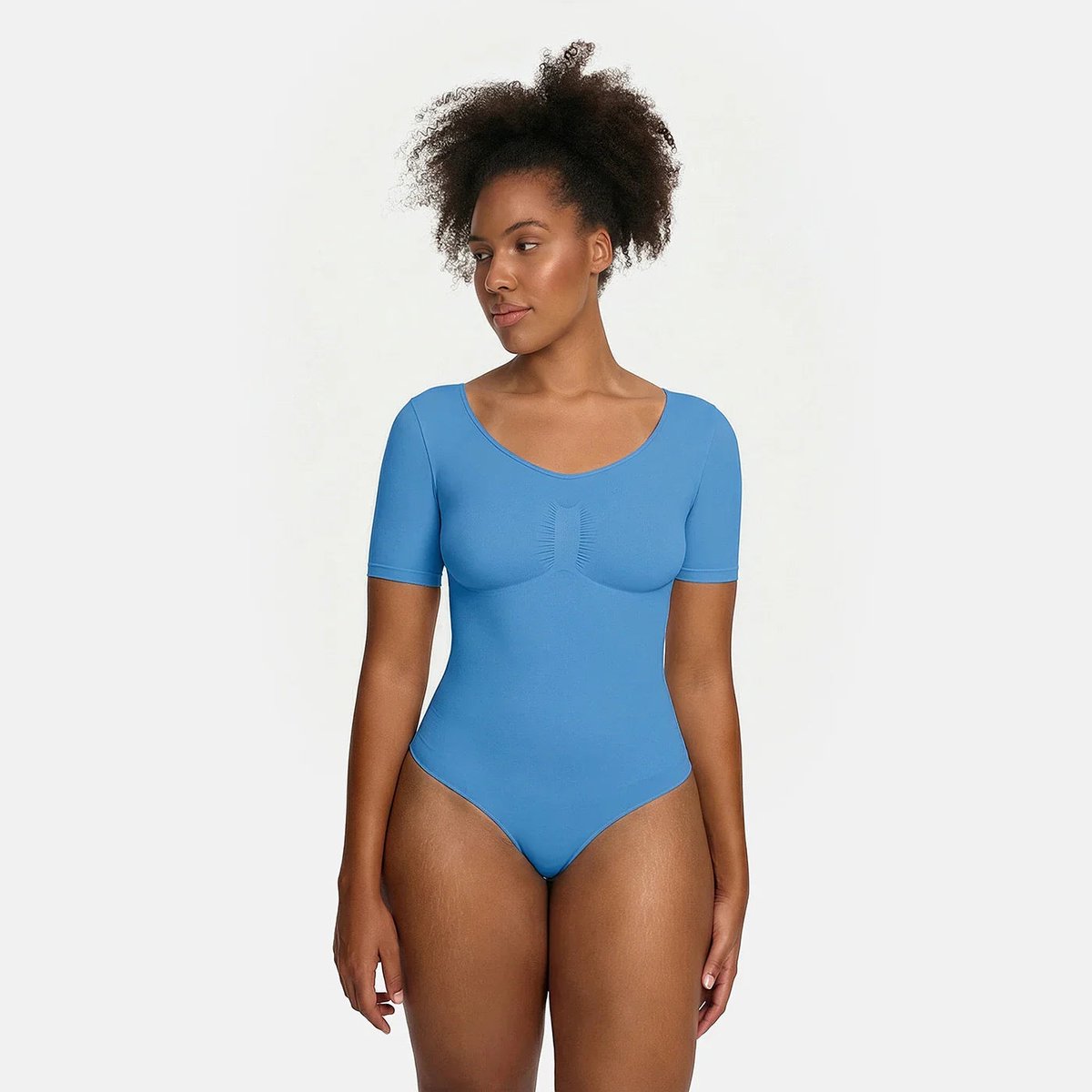 cfab by creamy fabrics Creamy Fabrics - T-Shirt Sculpting Shapewear Bodysuit Met Slip - Anti-Zweet - Ultra Zacht - Comfortabel - Sculptend - Perfecte Pasvorm -