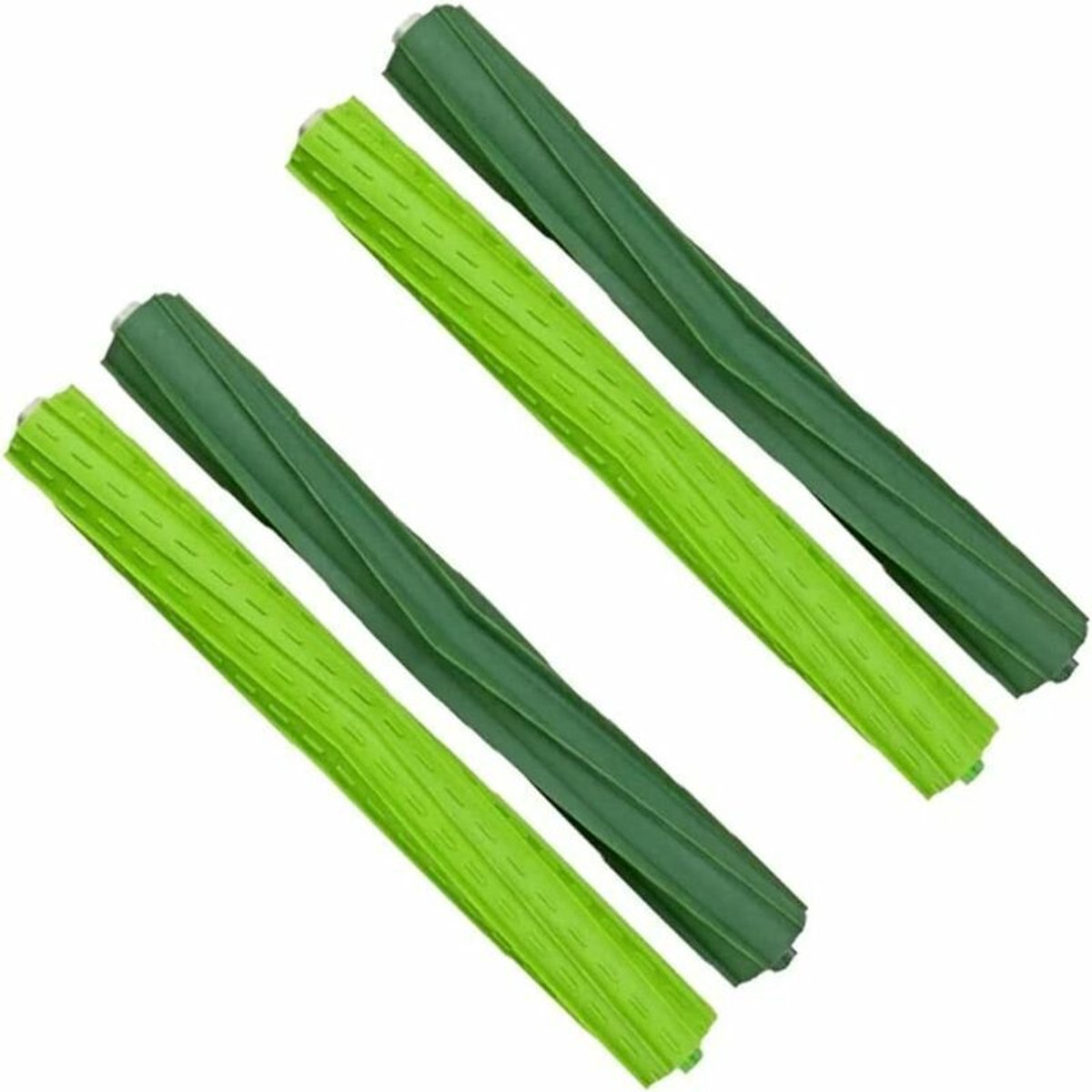 Vervangende rubberen borstels (2 stuks) geschikt voor iRobot Roomba S9 stofzuiger.