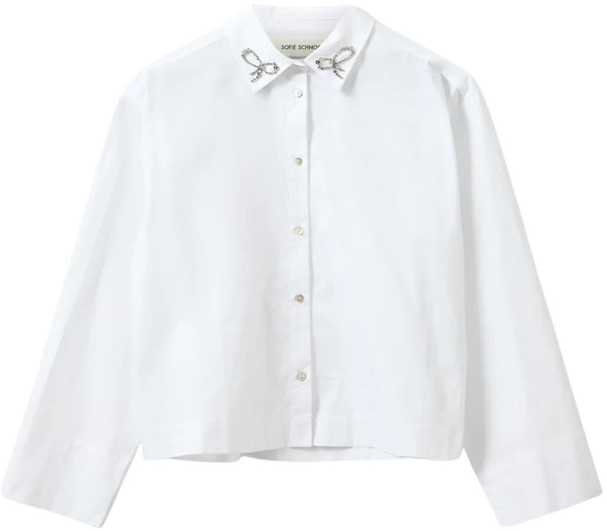 Dames klassieke blouse met kraag Sofie Schnoor Ellidasw