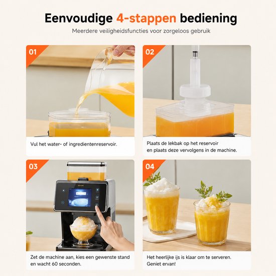 Jurrys IJsmachine - IJsmaker - Snowflakemachine - IJsbereider - IJsapparaat - 8 Standen - Hoge capaciteit - Automatisch - Zwart van Jurrys — afbeelding 3