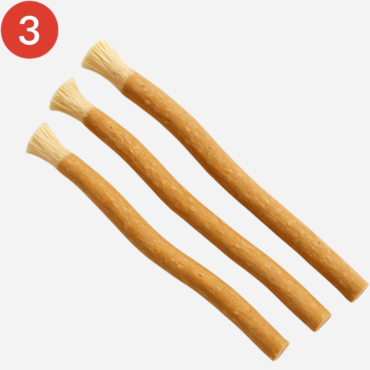 Miswak 3 Stuks (Siwak) – Natuurlijke Tandenborstel Zonder Tandpasta – Salvadora Persica – Voor Frisse Adem, Witte Tanden & Gezond Tandvlees