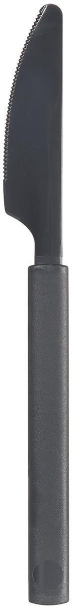 Duni kunststof messen Granite 19cm - herbruikbaar bestek 6 stuks.