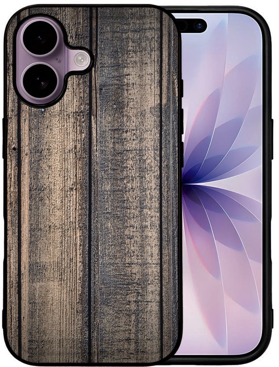 Backcover Hoesje iPhone 17 Steigerhout