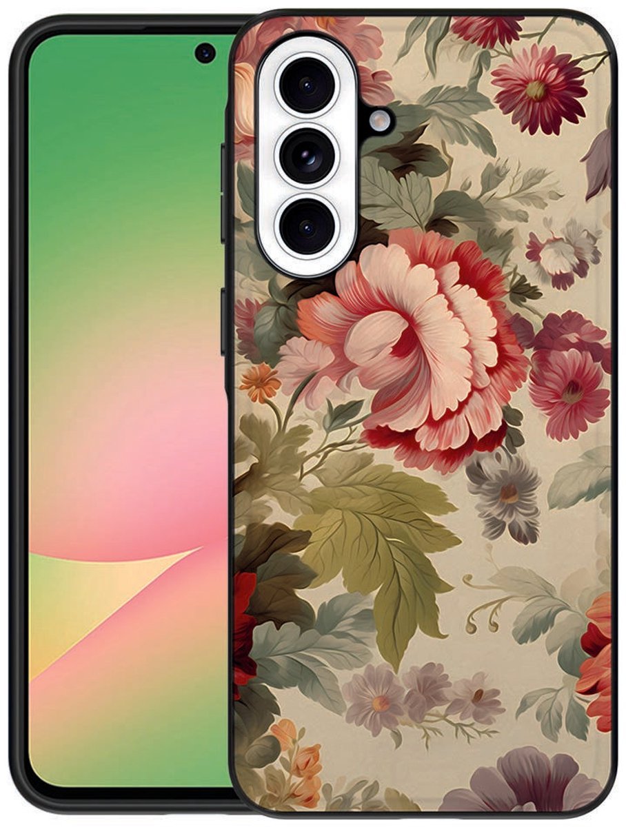 Samsung Galaxy A57 Telefoonhoesje Bloemen