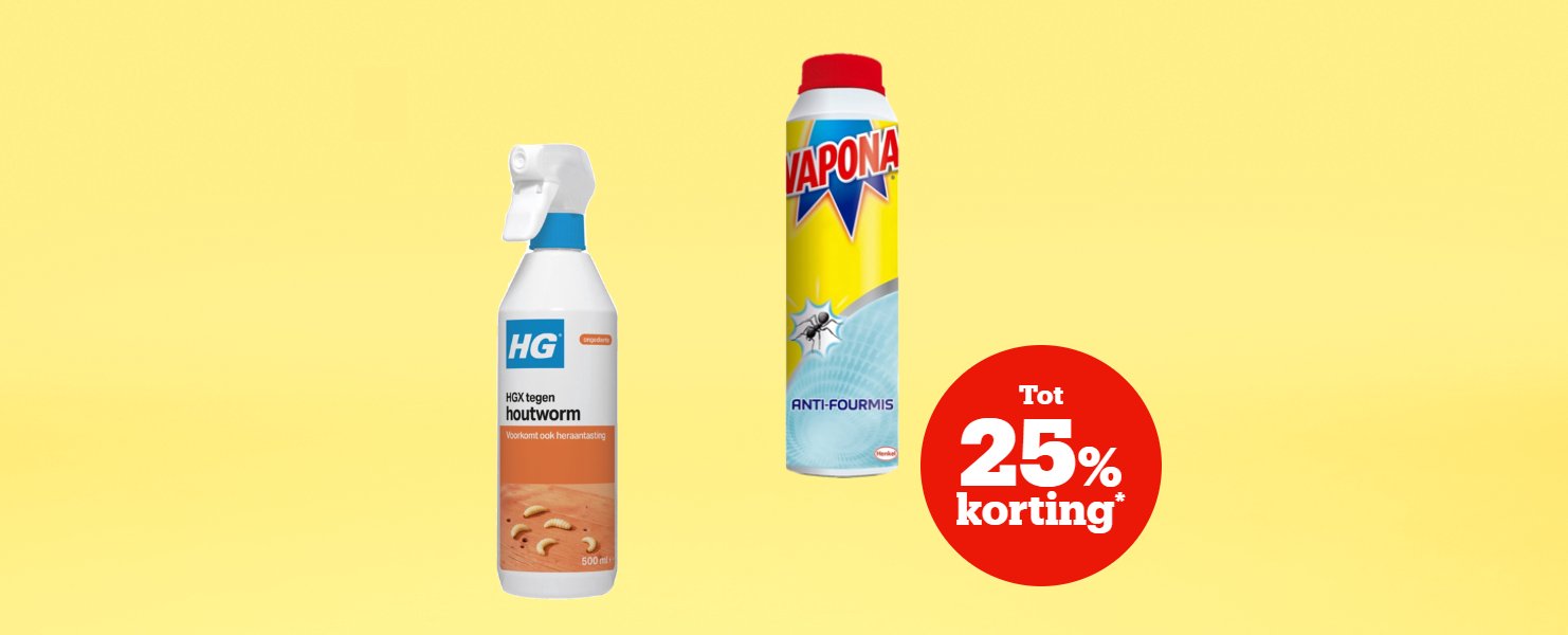 Tot 25% korting*