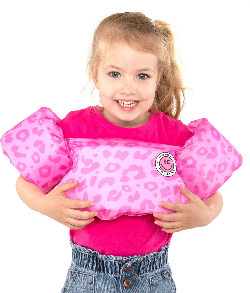 Swim Essentials Puddle Jumper - Roze - Leopard - 2/6 Jaar — afbeelding 15