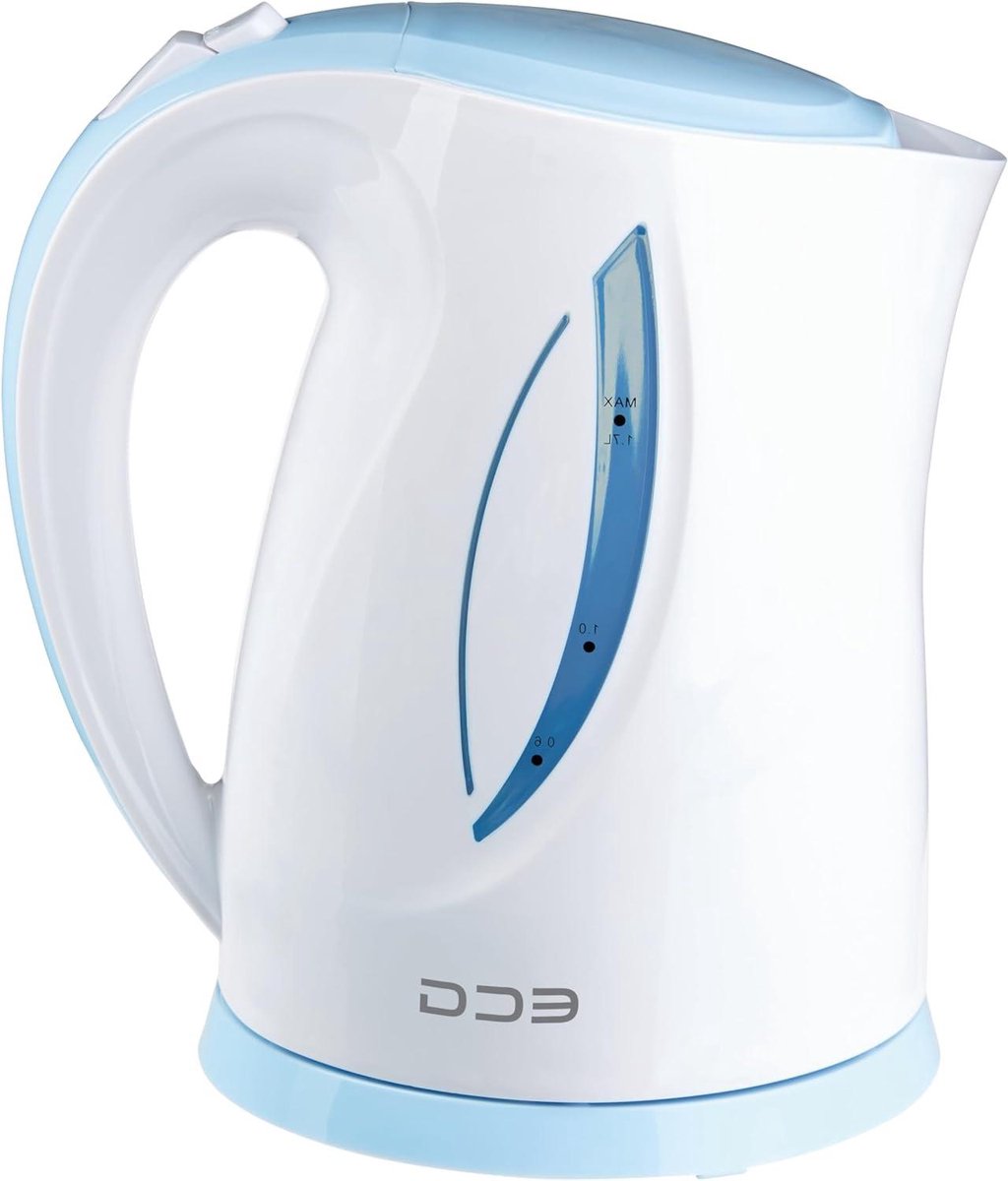 Elektrische Waterkoker - Snel Water Koken - Keuken Gebruik - Verlichte Waterindicator - 17 Liter - Blauw Wit