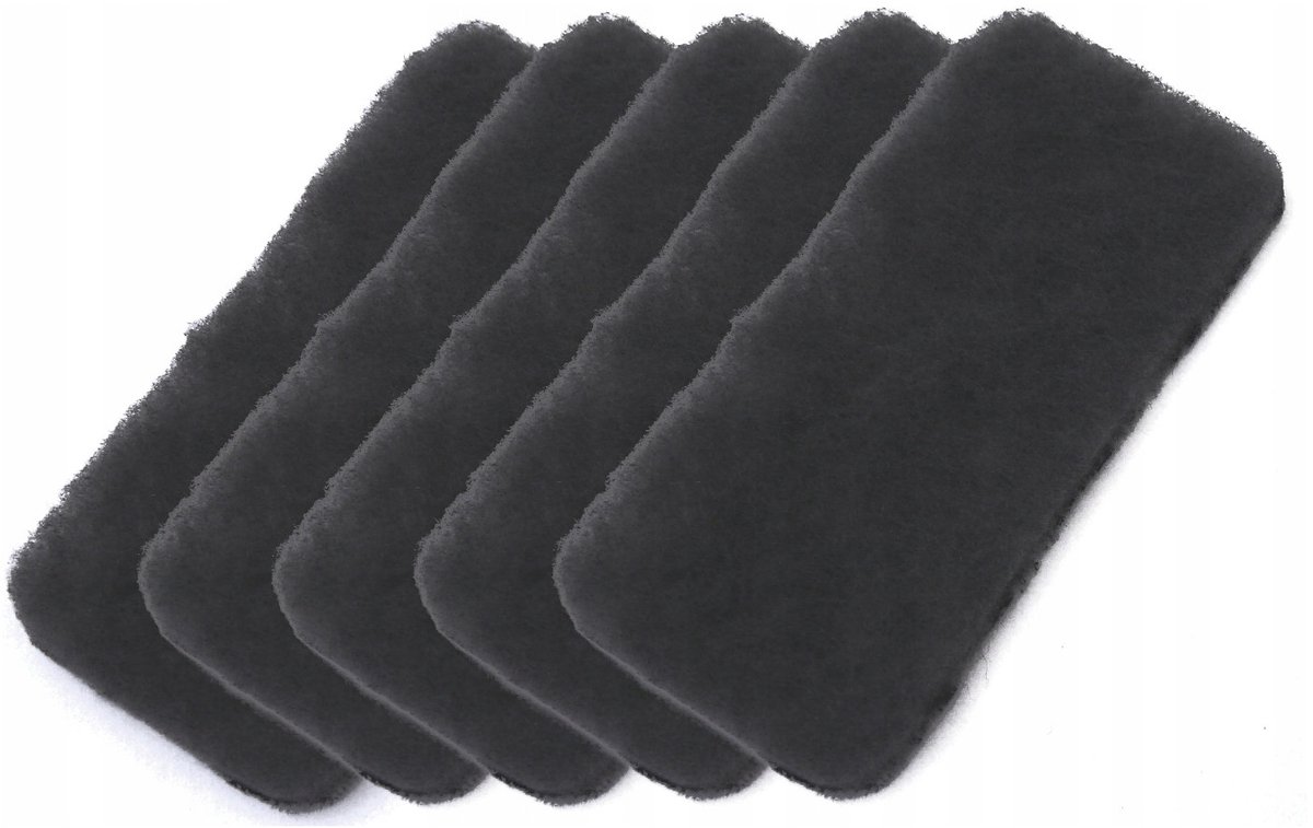 Practic - koolstoffilters 5 stuks - Voor Bini-afvalbakken van 35 l/25 l en 6 l/4,5 l, 5611