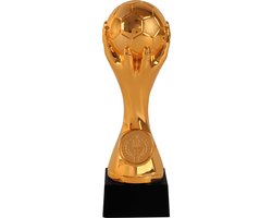 Sporttiek - Brons - Derde prijs - Sportprijs - WK Trofee - 17.5 cm Hoog