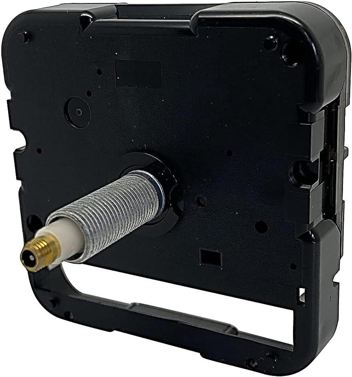 Wandklok Mechanisme - Uurwerk Motor - Klok Reparatie - Euroschacht Fitting - 26mm Aslengte - Zwart