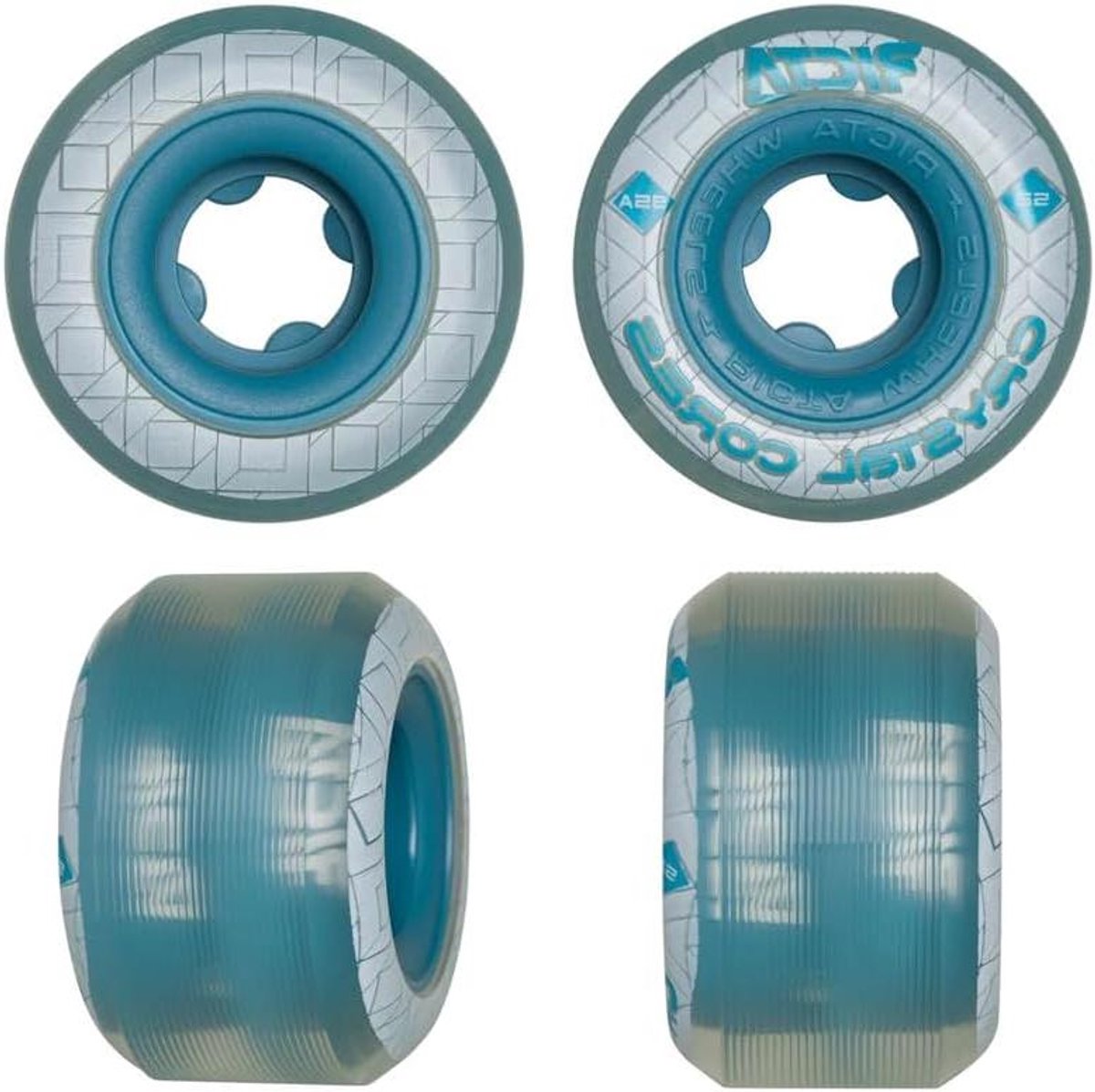 Skateboard Wielen Cores Wielen Snel Rollen Flatspot Weerstand 52mm