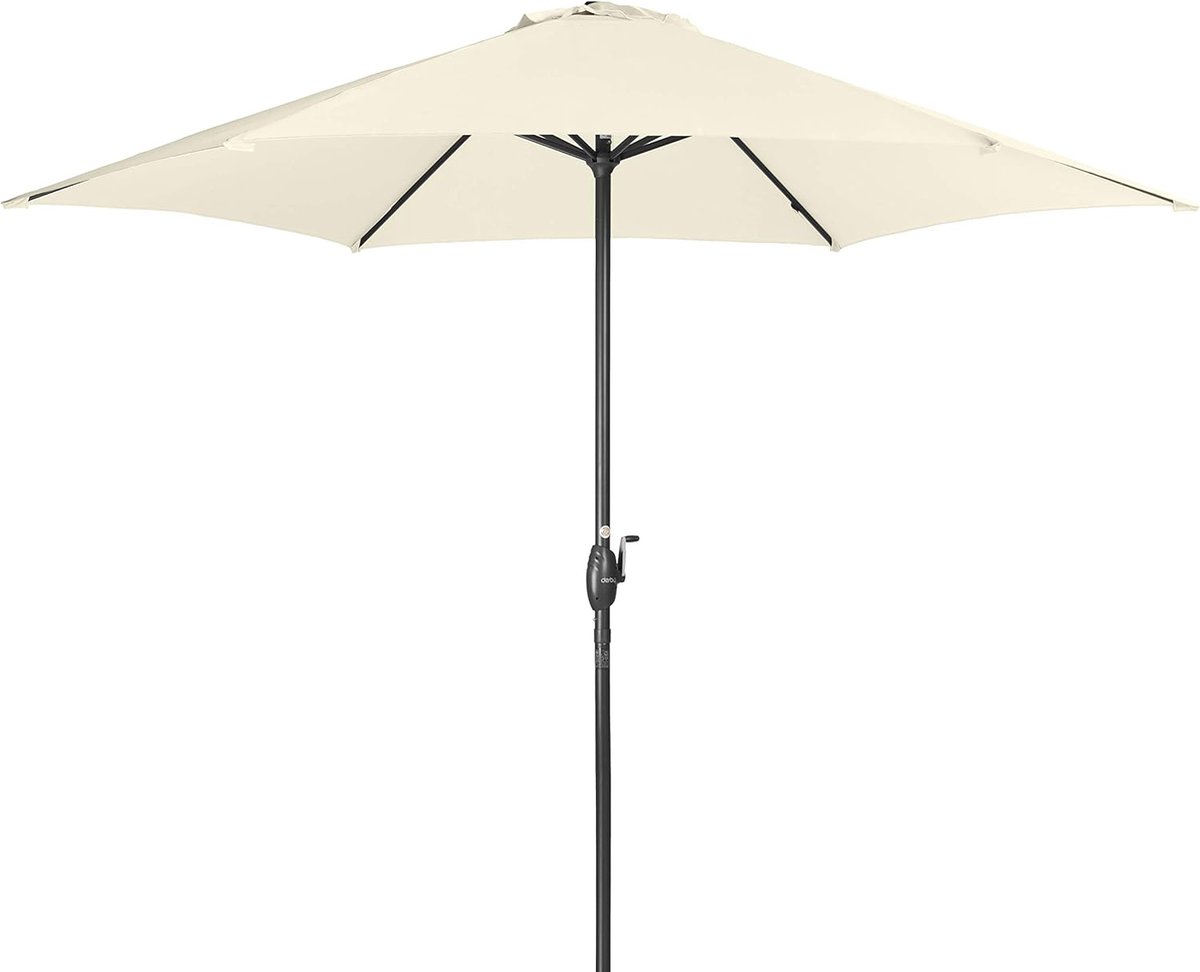 Luxe Tuinparasol Active Auto Tilt 320 cm – Weerbestendig Crank Parasol voor Terras en Balkon
