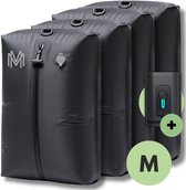 VACKFOX Vacuümzakken Voor Op Reis Met USB En Type C Pomp 15 Stuks Compressiezakken In Handbagageformaat Koffers Bagage Ruimtebesparend Kleding Rood 3619474812
