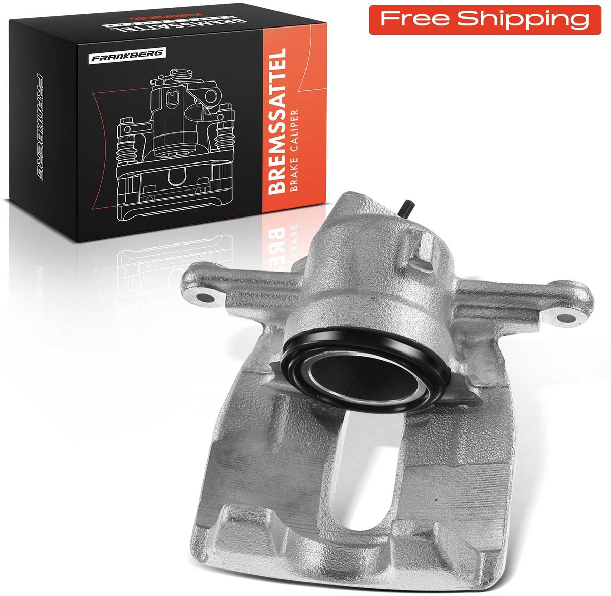Frankberg 1x Remklauw Vooras Links voor VW Polo Seat Cordoba Ibiza III