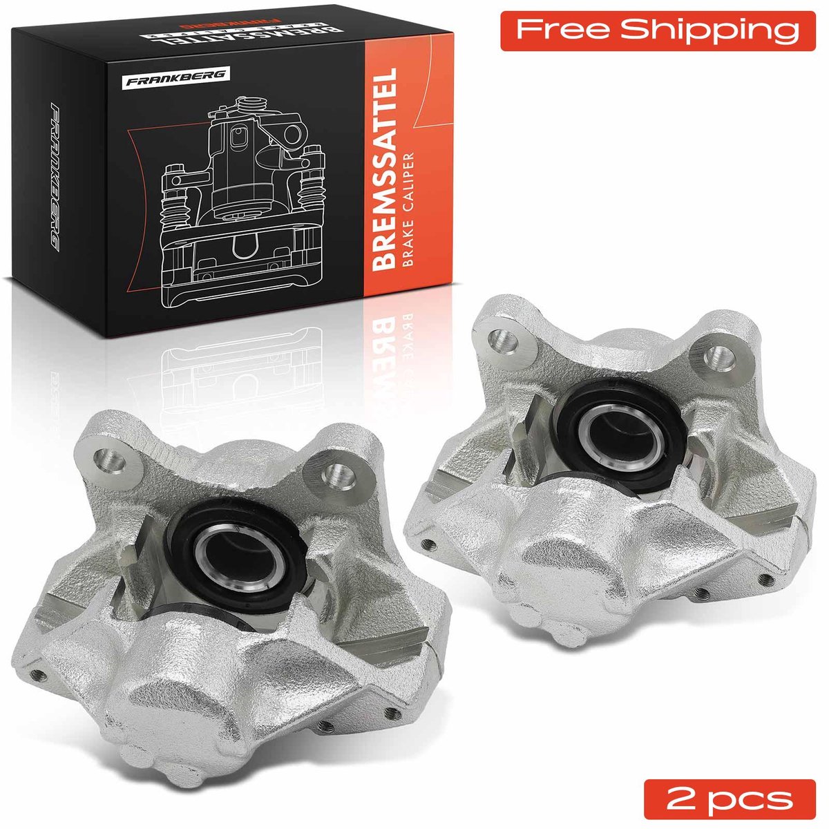 Frankberg 2x remklauw achteras voor Volvo 740 744 760 704 764 940