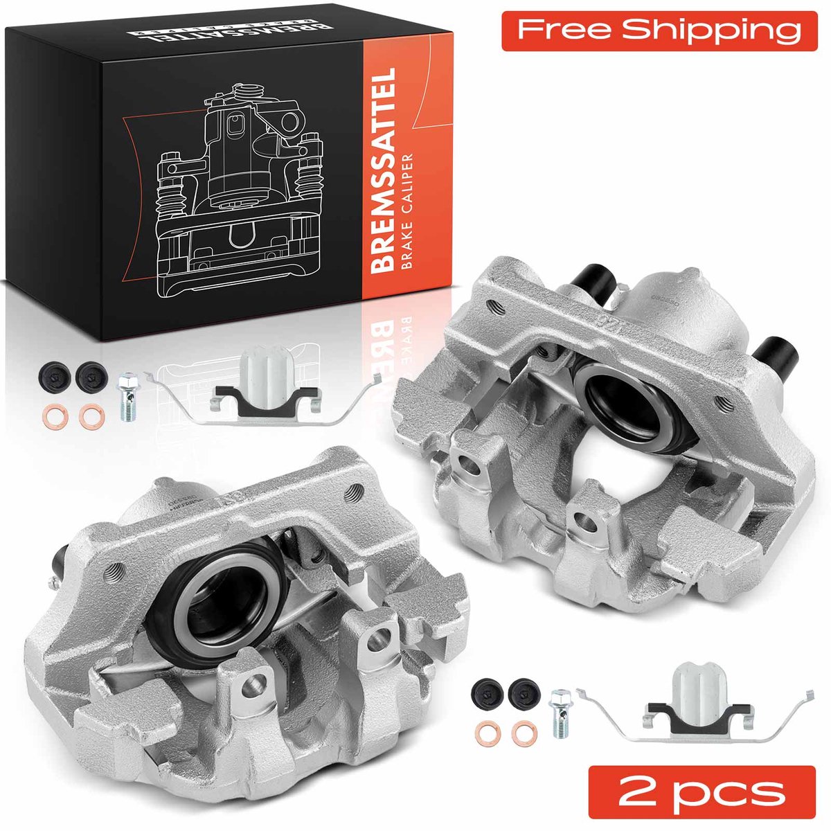 Frankberg 2x Remklauw Voor voor BMW E90 E91 E92 E93