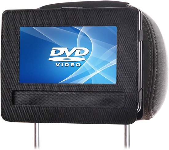Auto Hoofdsteun Mount - Houder voor DVD Speler - Reizen met Kinderen - Verstelbare Elastische Band - 9 Inch Scherm — afbeelding 5