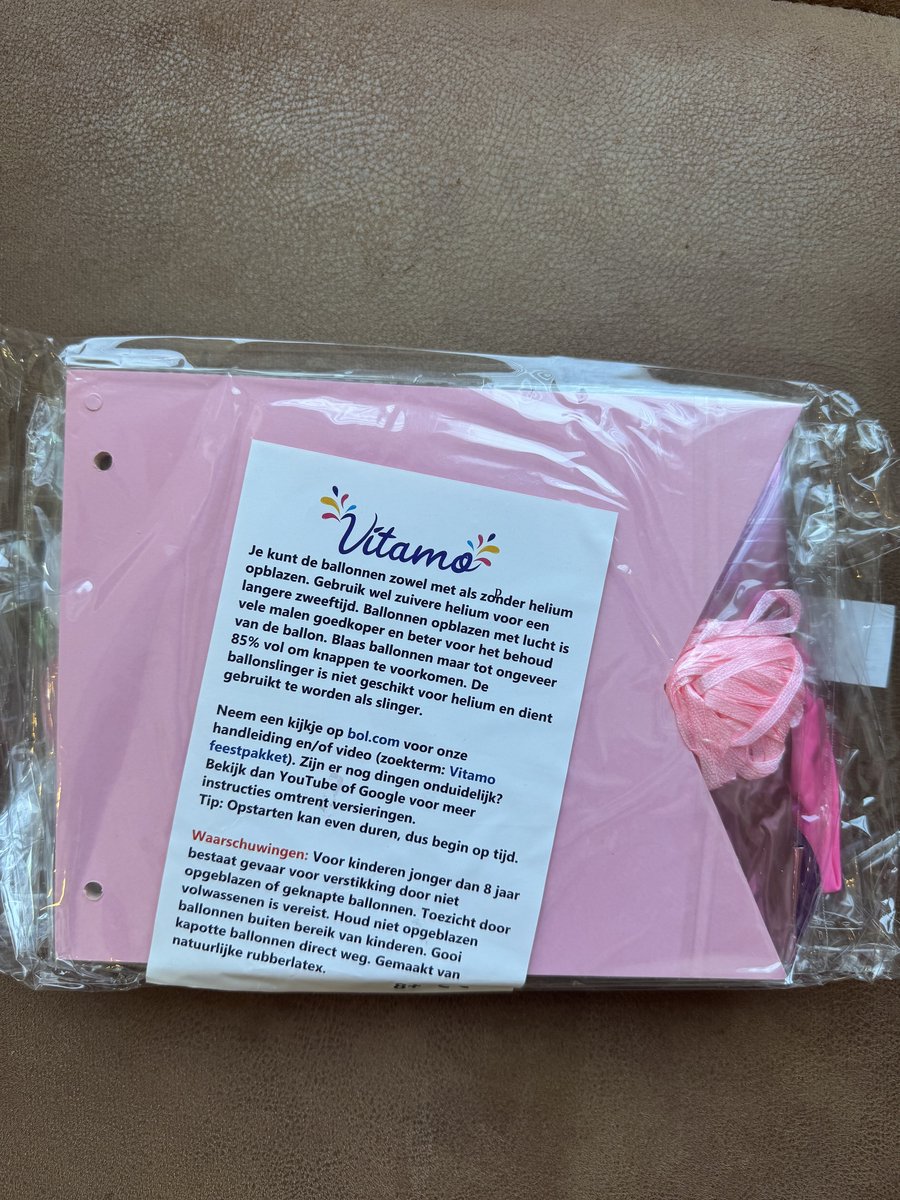 Baby’s 1e Verjaardag Versiering - Feestversiering - Happy Birthday - Feestpakket - Ballonnen - Slinger - 1 Jaar - Verjaardagsfeest - Feestartikelen - Feestdecoratie Roze — afbeelding 5