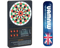 Dart Score Teller - Scorebord Dart - Wedstrijd Bijhouden - Automatische Aanraking - 27 x 15 cm - Zwart