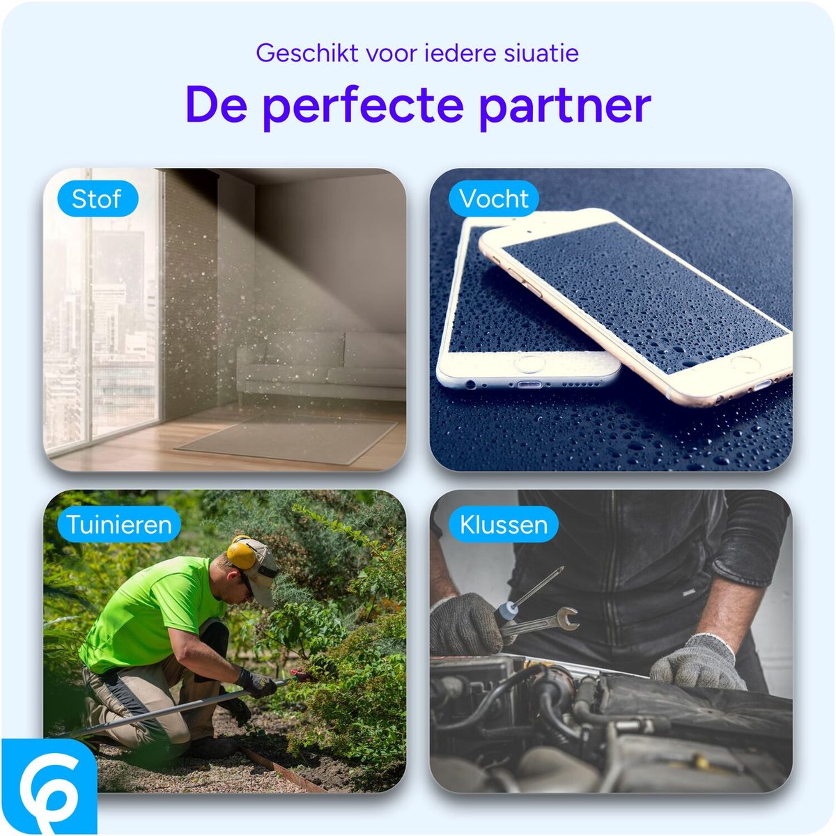 USB-C stofdichte plug 2-pack voor smartphone, tablet, MacBook, laptop – zwart kapje tegen vuil en water - Afbeelding 4
