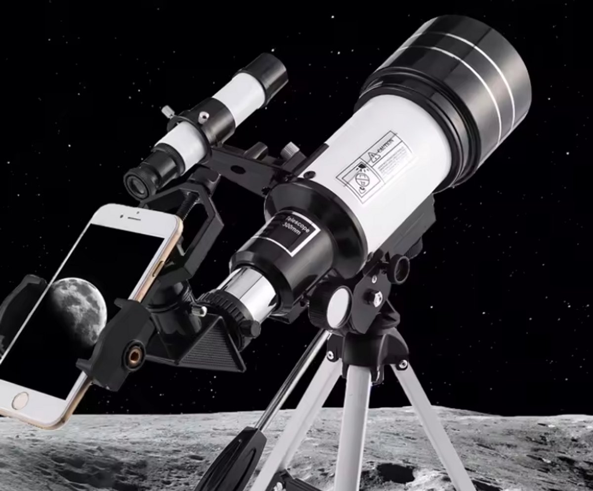 Bol.com Bluemay Telescoop - Travel Bag - Sterrenkijker - Telefoon Adapter - Telescoop Kinderen en Volwassenen aanbieding