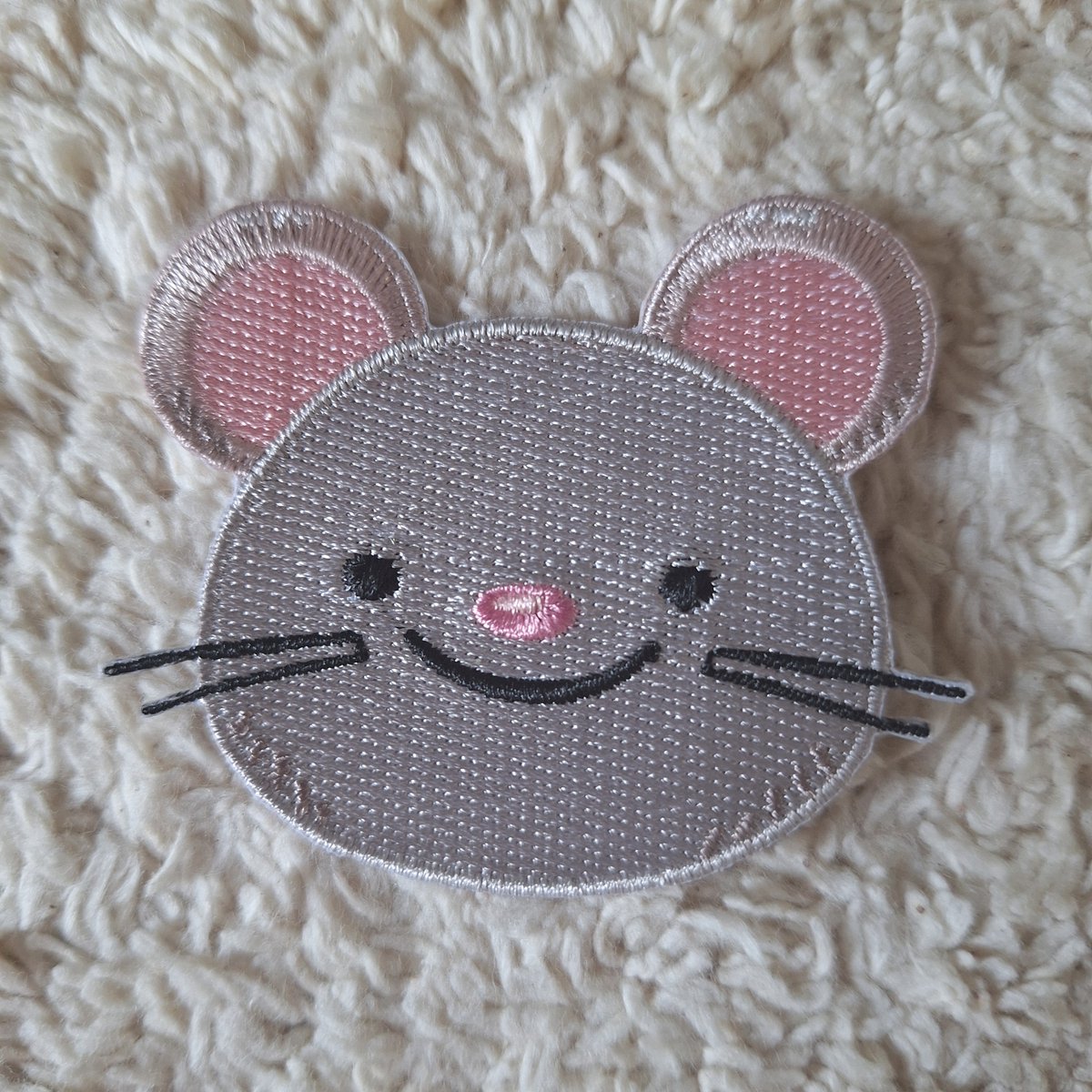 Muis strijkembleem - Patch - Strijkapplicatie
