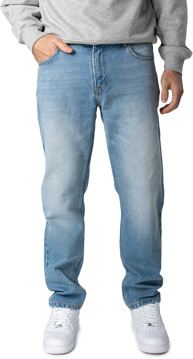 WOTEGA Heren Jeans Dream – Straight Fit – Katoen – Lichtblauw – 5-pocket