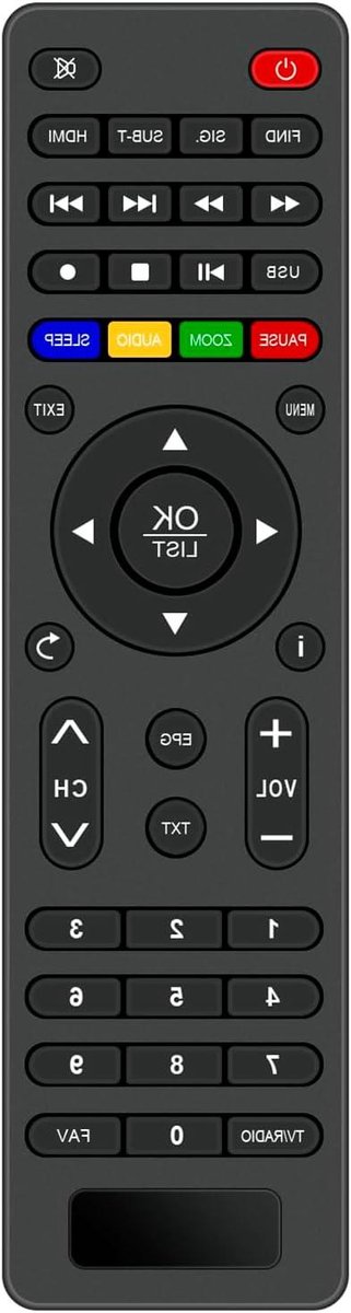 Afstandsbediening - Universele afstandsbediening - TV bedienen - Directe werking - 17 x 5 x 1 cm - Zwart