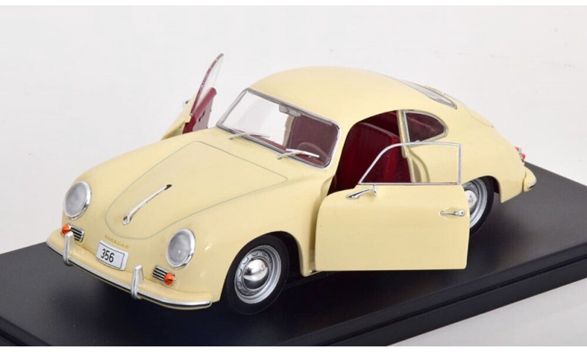 Porsche 356 1959 Beige Modelauto 1/24 Whitebox