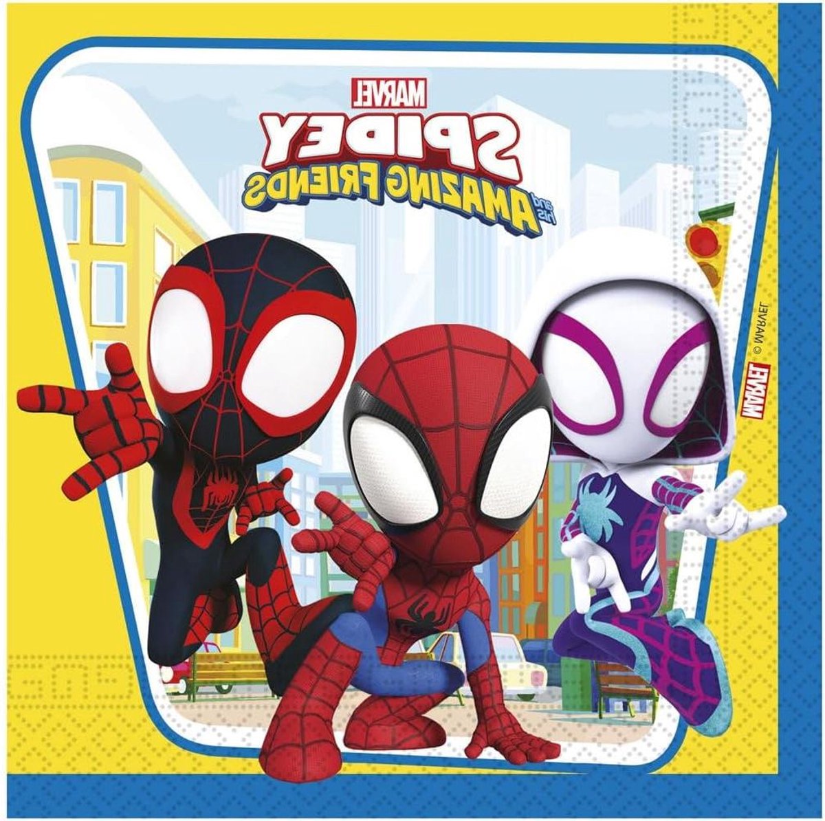 DEGUISE TOI - 20 servetten Spidey en zijn Geweldige Vriendjes