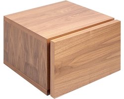 TEMAHOME, Float nachtkastje, 45 x 43 x 31 cm, walnoot