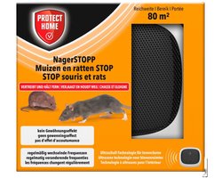 Protect Home Ultrasonic Muizen en Ratten STOP - Beschermt ruimtes tot 80 m2 - Laag stroomgebruik