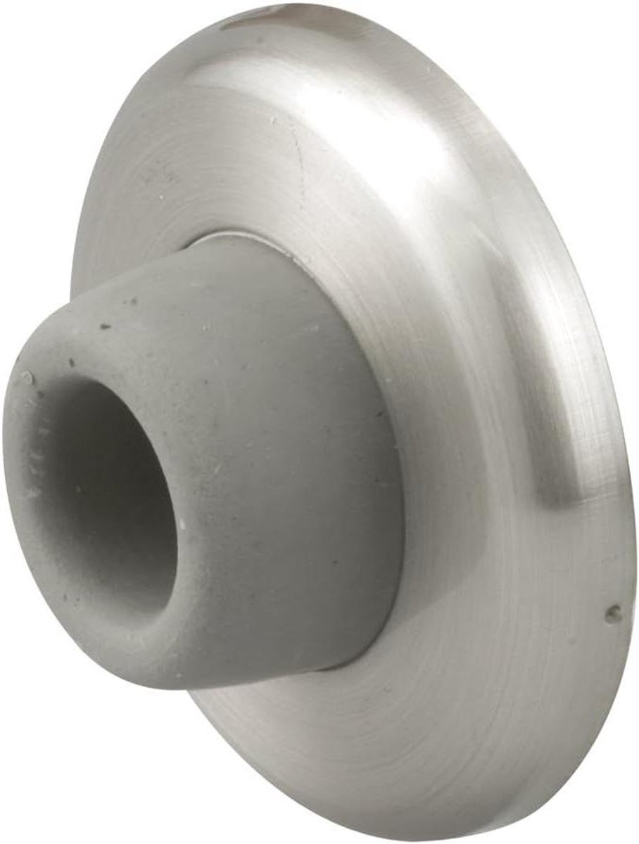 Muurstop Deurknop - Wandbeschermer - Muren Beschermen - Roestvrij Staal - 2-5/16 Inch Deksel - Zilverkleurig