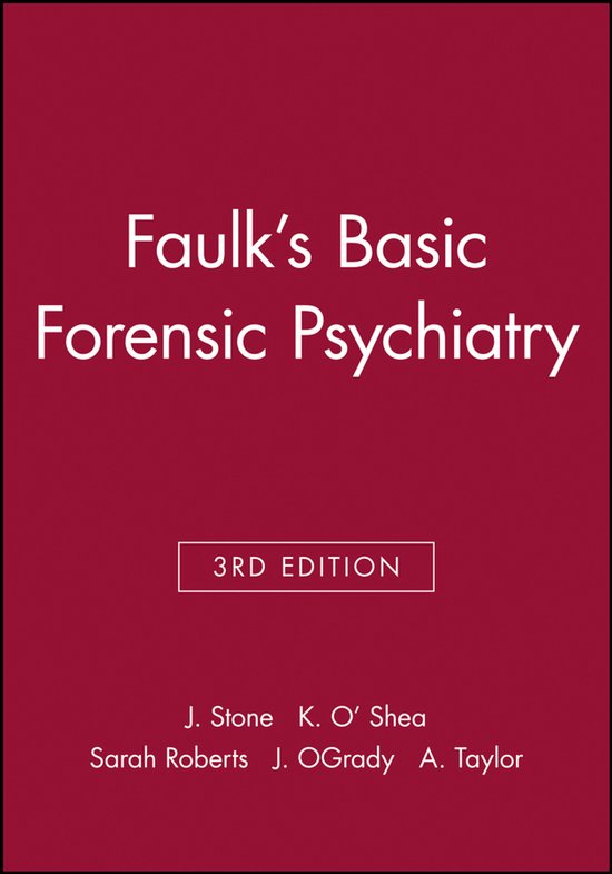 Faulk's Basic Forensic Psychiatry - cover