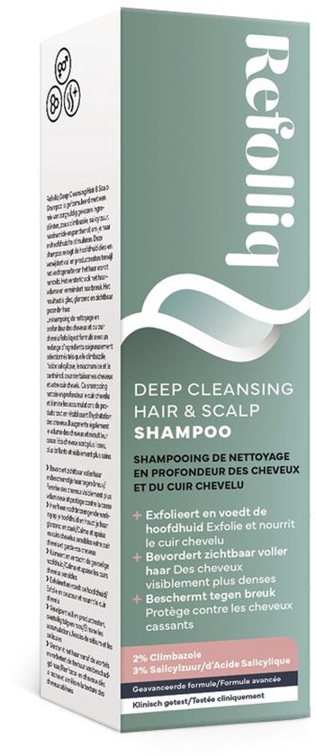 Refolliq Deep Cleansing Hair & Scalp Shampoo 200ML