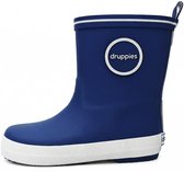Druppies Regenlaarzen Kinderen - Donkerblauwe Rubber Laarzen - Meisjes - Jongens - Fashion - Maat 35
