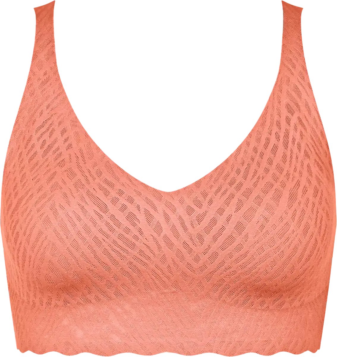 Sloggi Women ZERO Feel Bliss Bralette - bralette - licht abrikoos Oranje