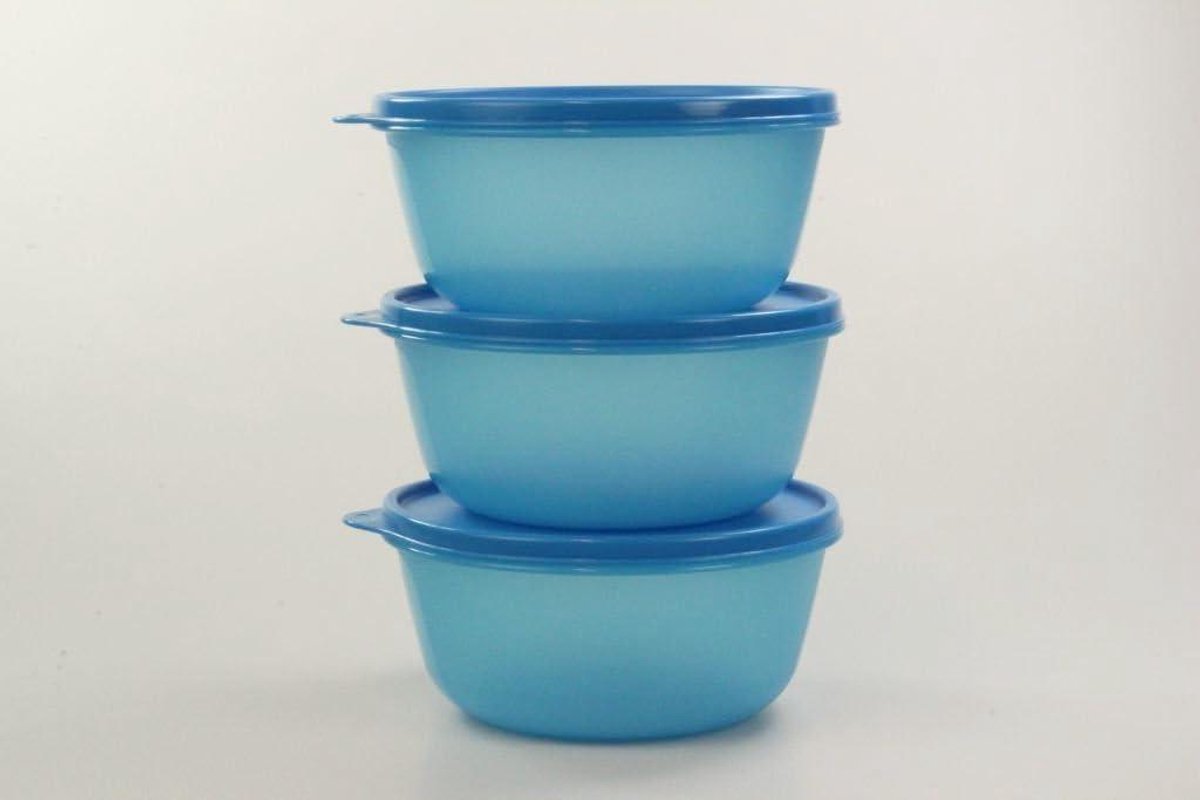 Clarissa Voorraadbox - Opslagbak Koelkast - Voedsel Bewaren - Panorama Venster - 15 L - Blauw