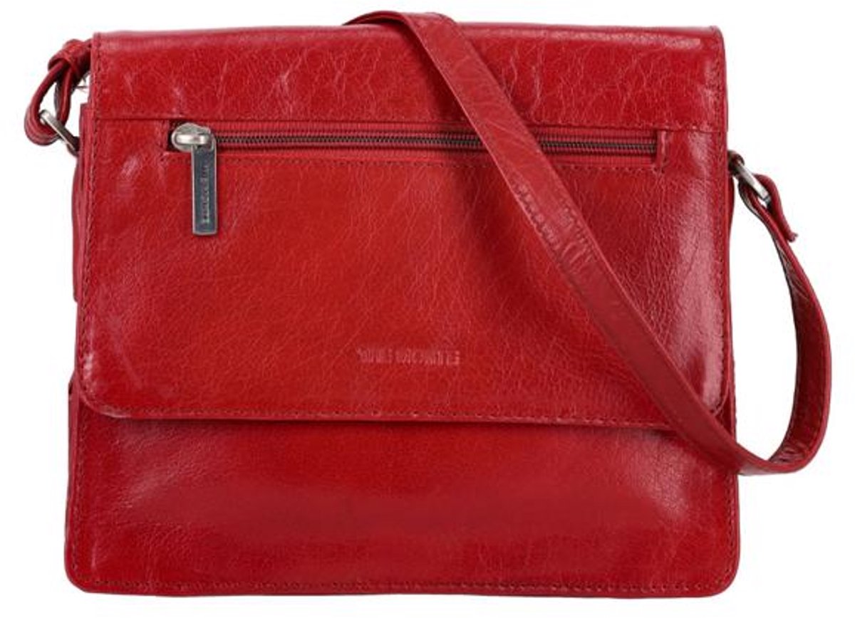 The Monte Tami Crossbodytas Medium Dames - Leer - Rood