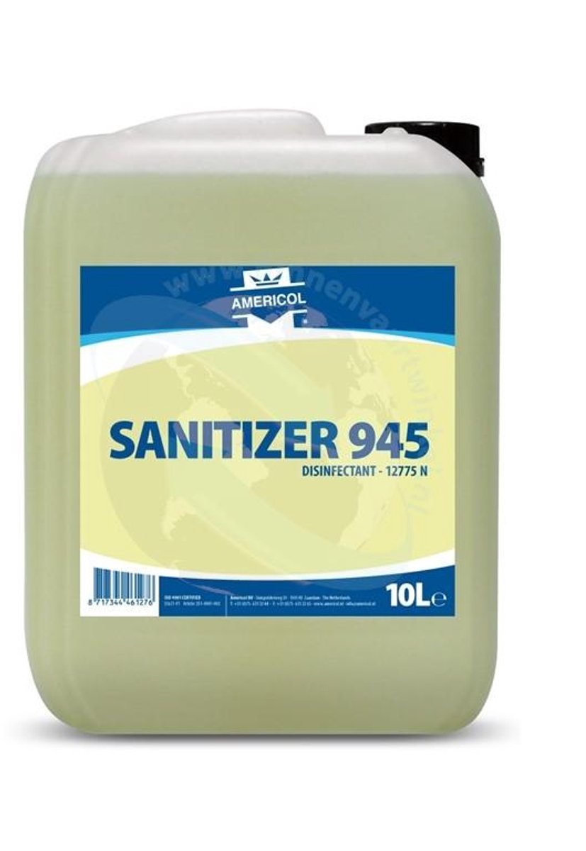 Americol Sanitizer 945 Desinfectiemiddel 10 Ltr
