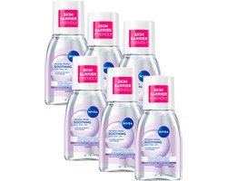 NIVEA Verzachtend Micellair Water - Gevoelige huid - Aminozuren - Make-up remover - Face Cleanser - Voordeelverpakking 6 x 100ml