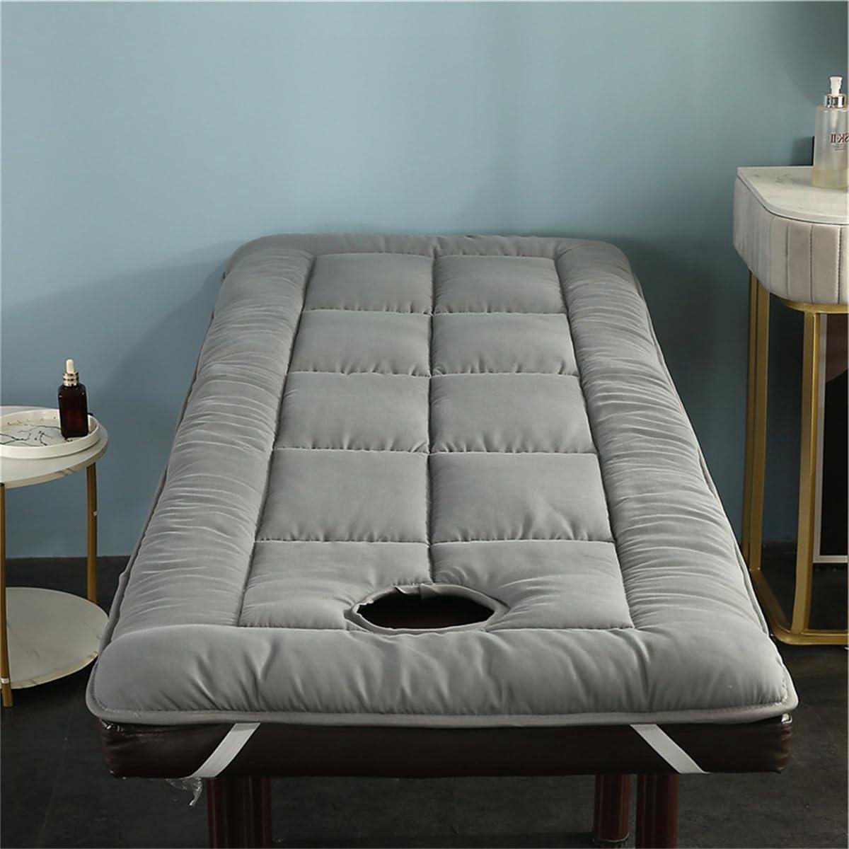 Matras Topper - Oplegger Bed - Comfort Verhogend - Met Gezichtsgaat - 70 x 180 cm - Grijs